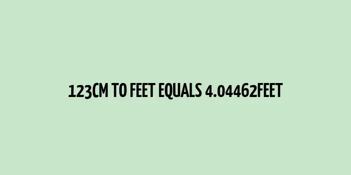 123 cm to feet (123 centimeters to feet conversion)